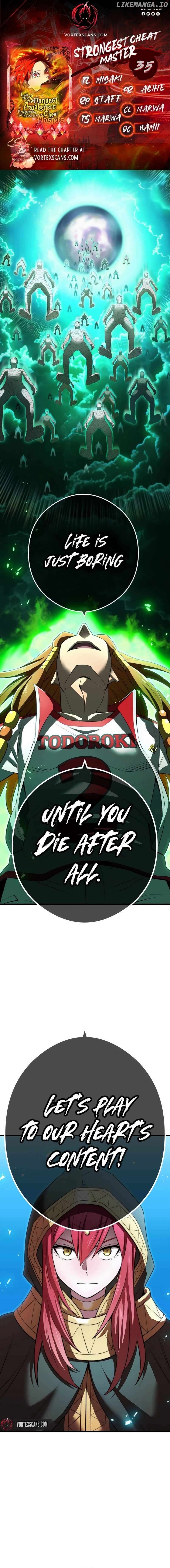 I am the strongest awakeners, recognized by all of the world’s cheat masters Chapter 35 - page 1