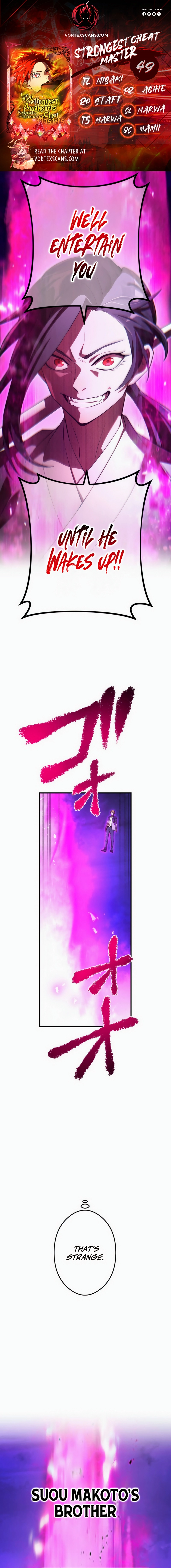 I am the strongest awakeners, recognized by all of the world’s cheat masters Chapter 49 - page 1