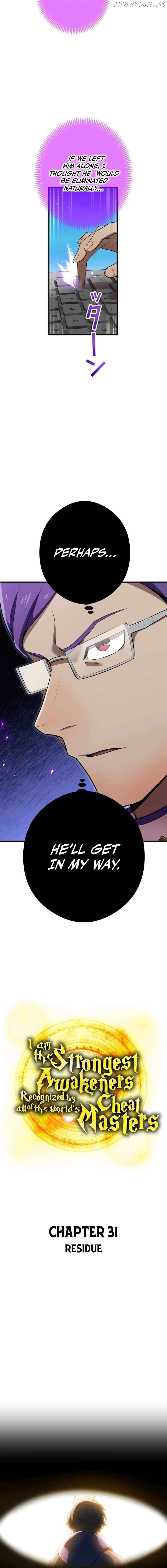 I am the strongest awakeners, recognized by all of the world’s cheat masters Chapter 31 - page 9