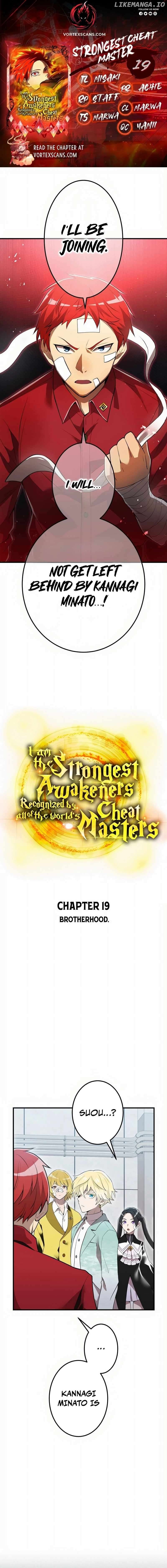 I am the strongest awakeners, recognized by all of the world’s cheat masters Chapter 19 - page 1