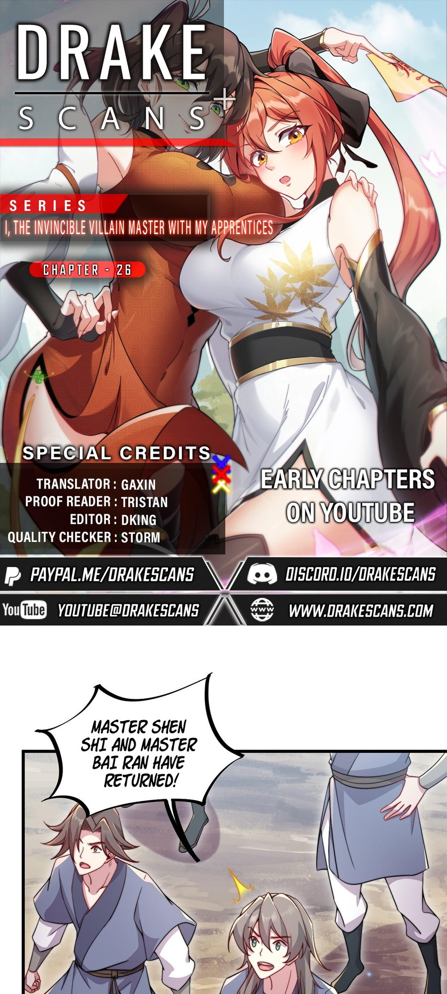 I, The Invincible Villain Master With My Apprentices chapter 26 - page 1
