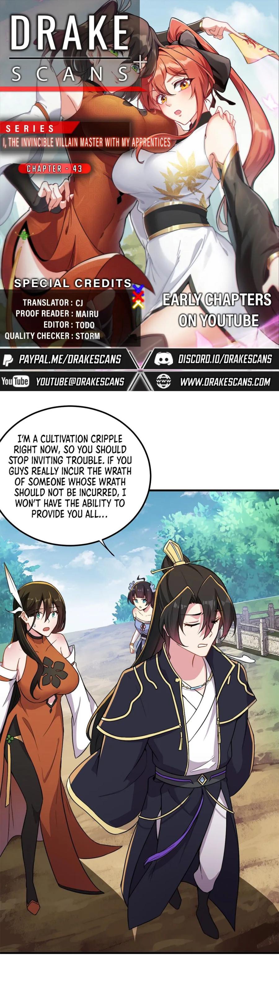 I, The Invincible Villain Master With My Apprentices chapter 43 - page 1