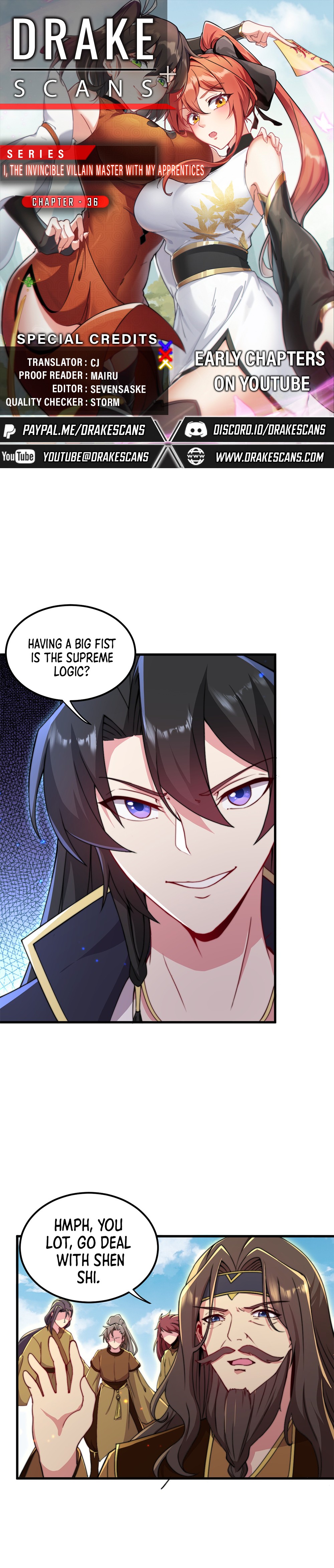I, The Invincible Villain Master With My Apprentices chapter 36 - page 1