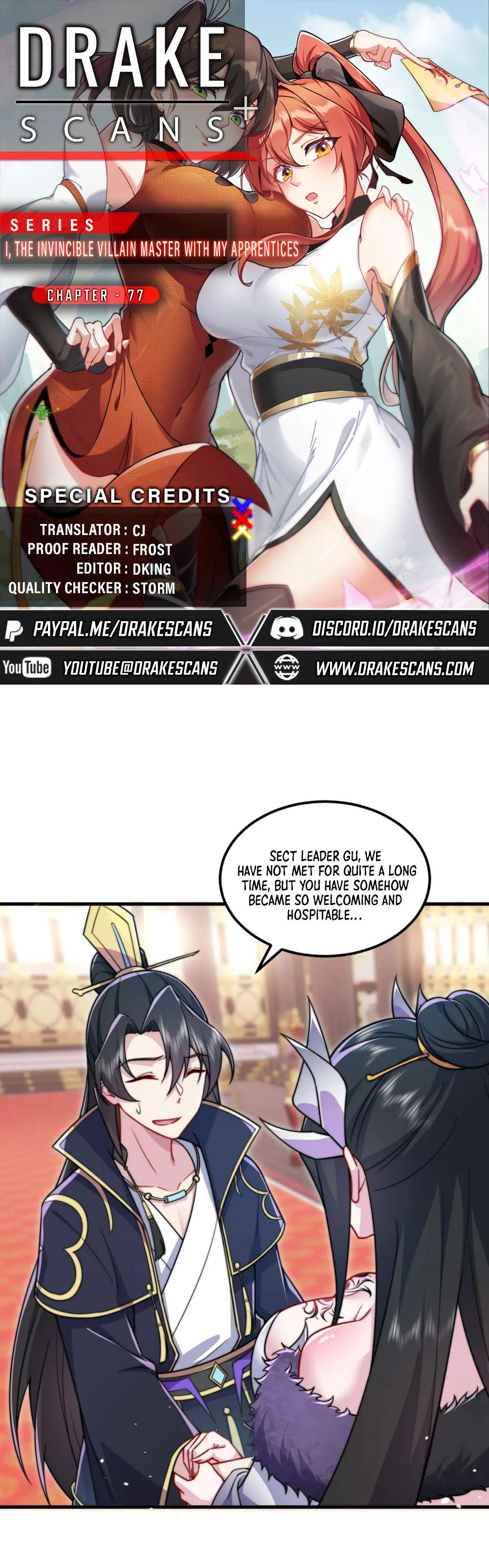 I, The Invincible Villain Master With My Apprentices Chapter 77 - page 1
