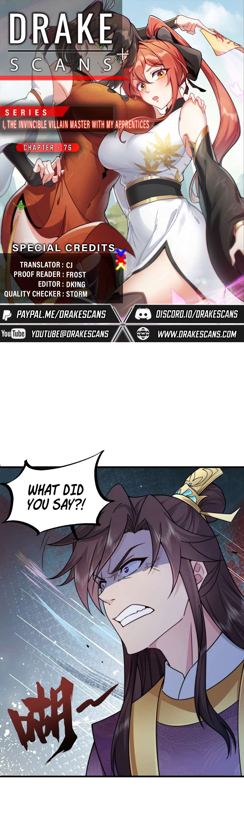 I, The Invincible Villain Master With My Apprentices Chapter 76 - page 1