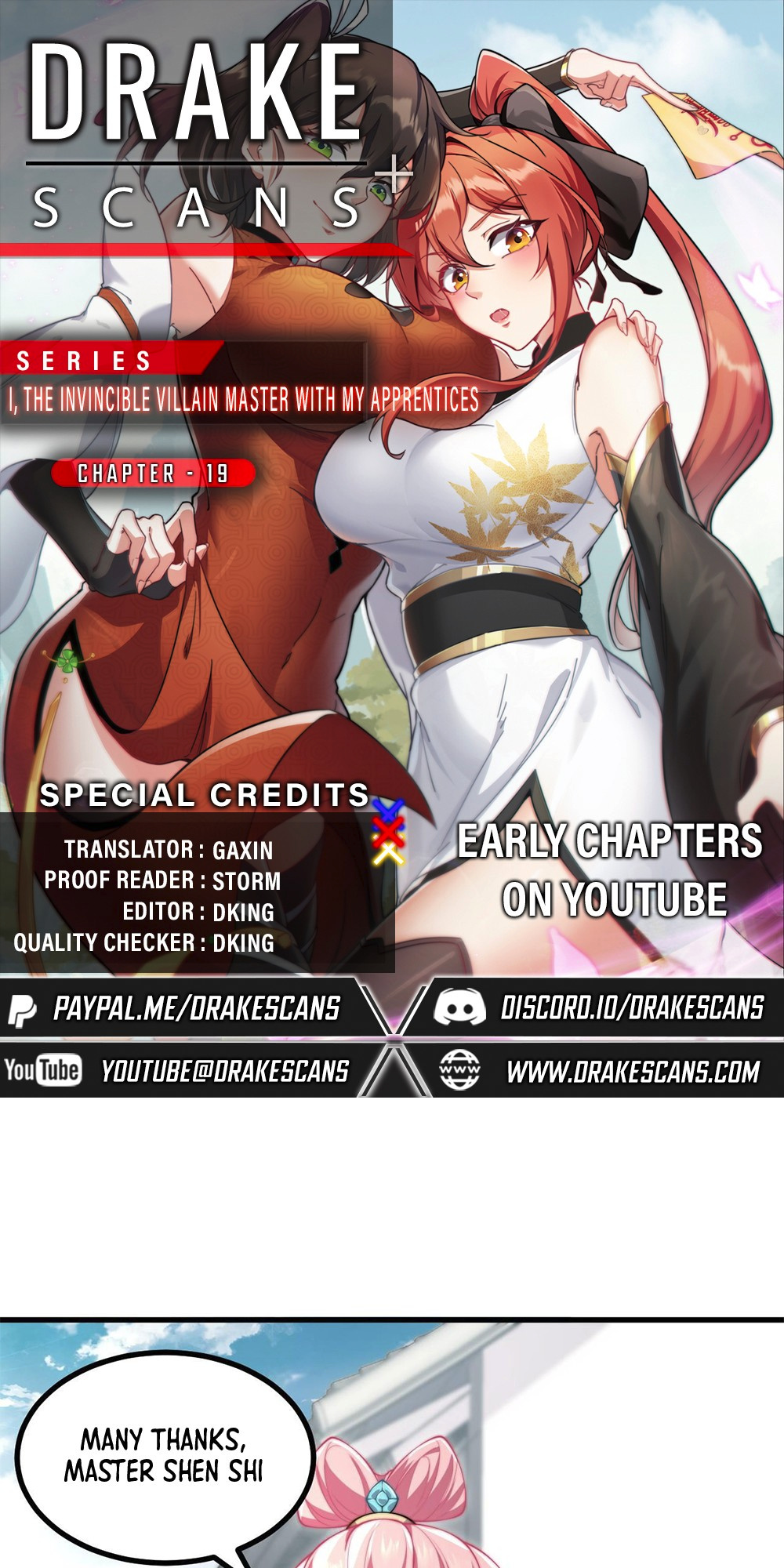 I, The Invincible Villain Master With My Apprentices chapter 19 - page 1