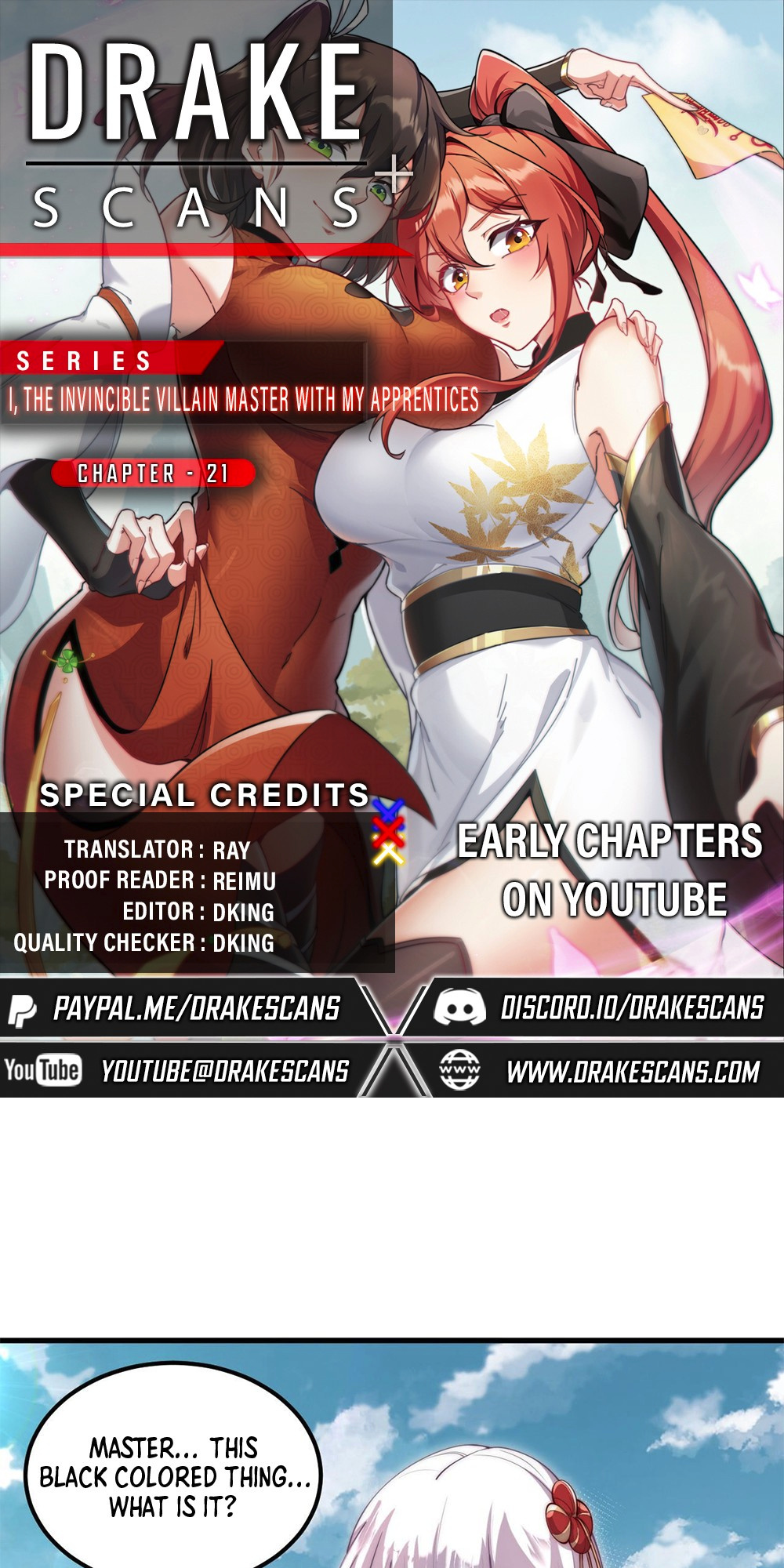 I, The Invincible Villain Master With My Apprentices chapter 21 - page 1
