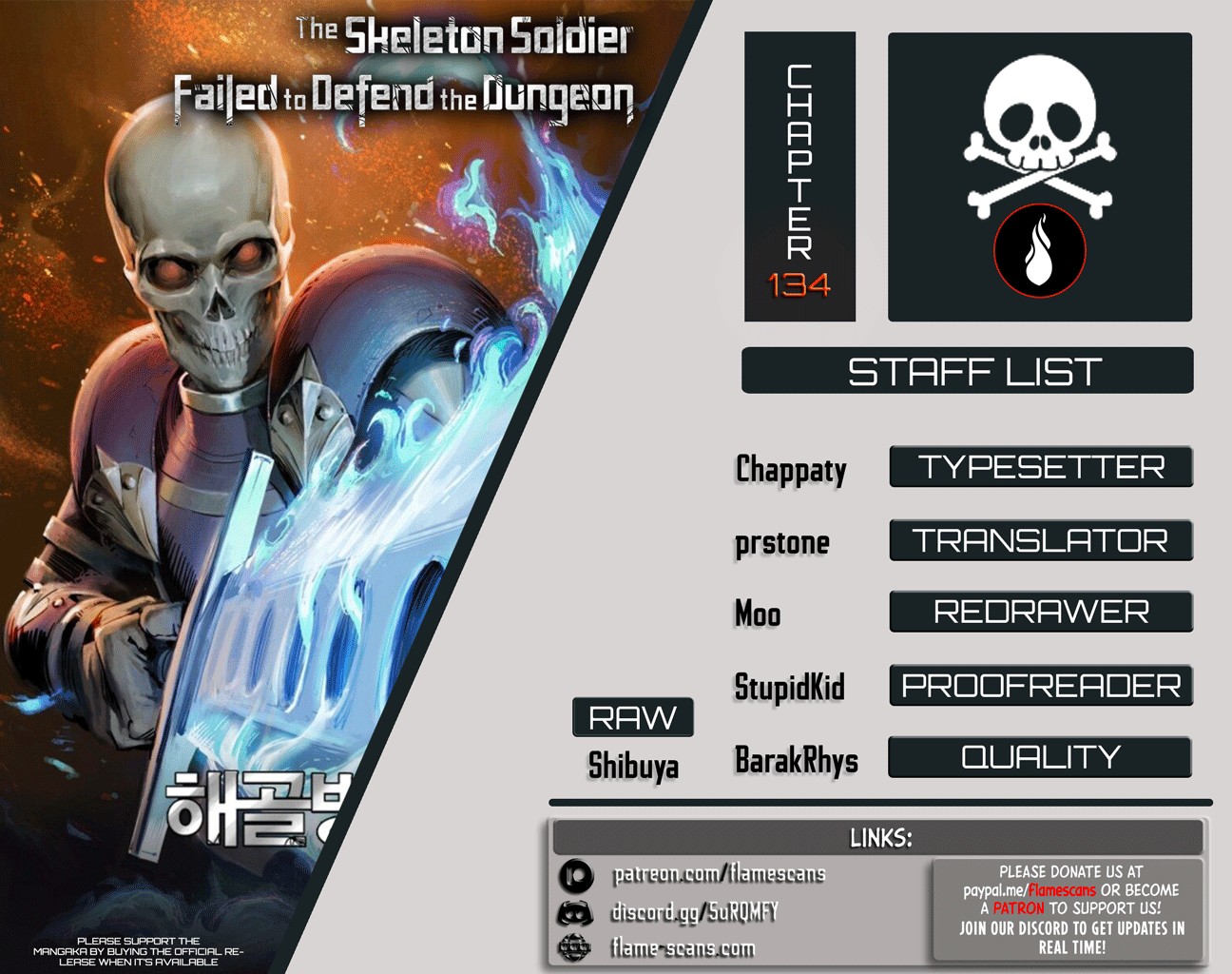 The Skeleton Soldier Failed to Defend the Dungeon Chapter 134 - page 1