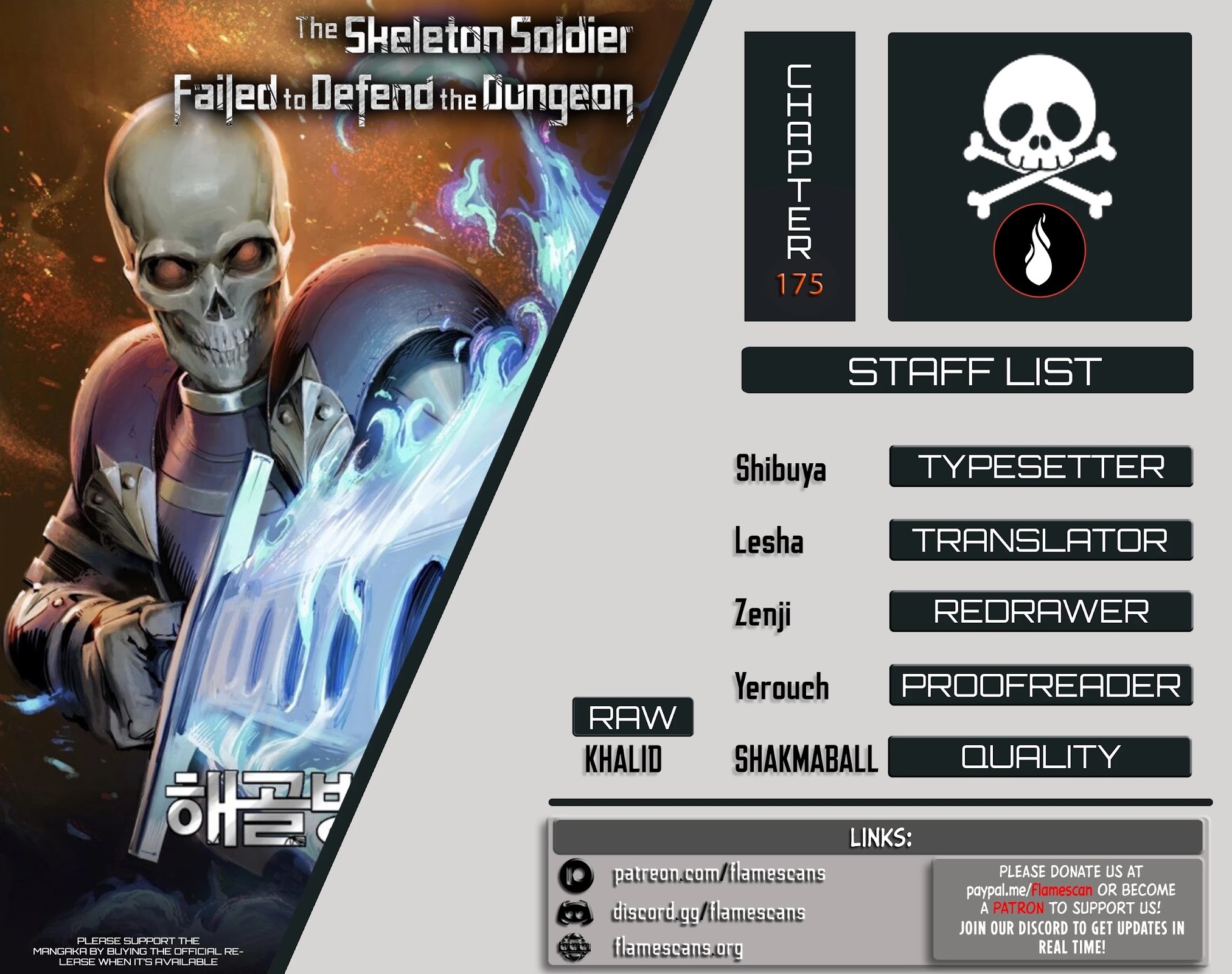 The Skeleton Soldier Failed to Defend the Dungeon Chapter 175 - page 1