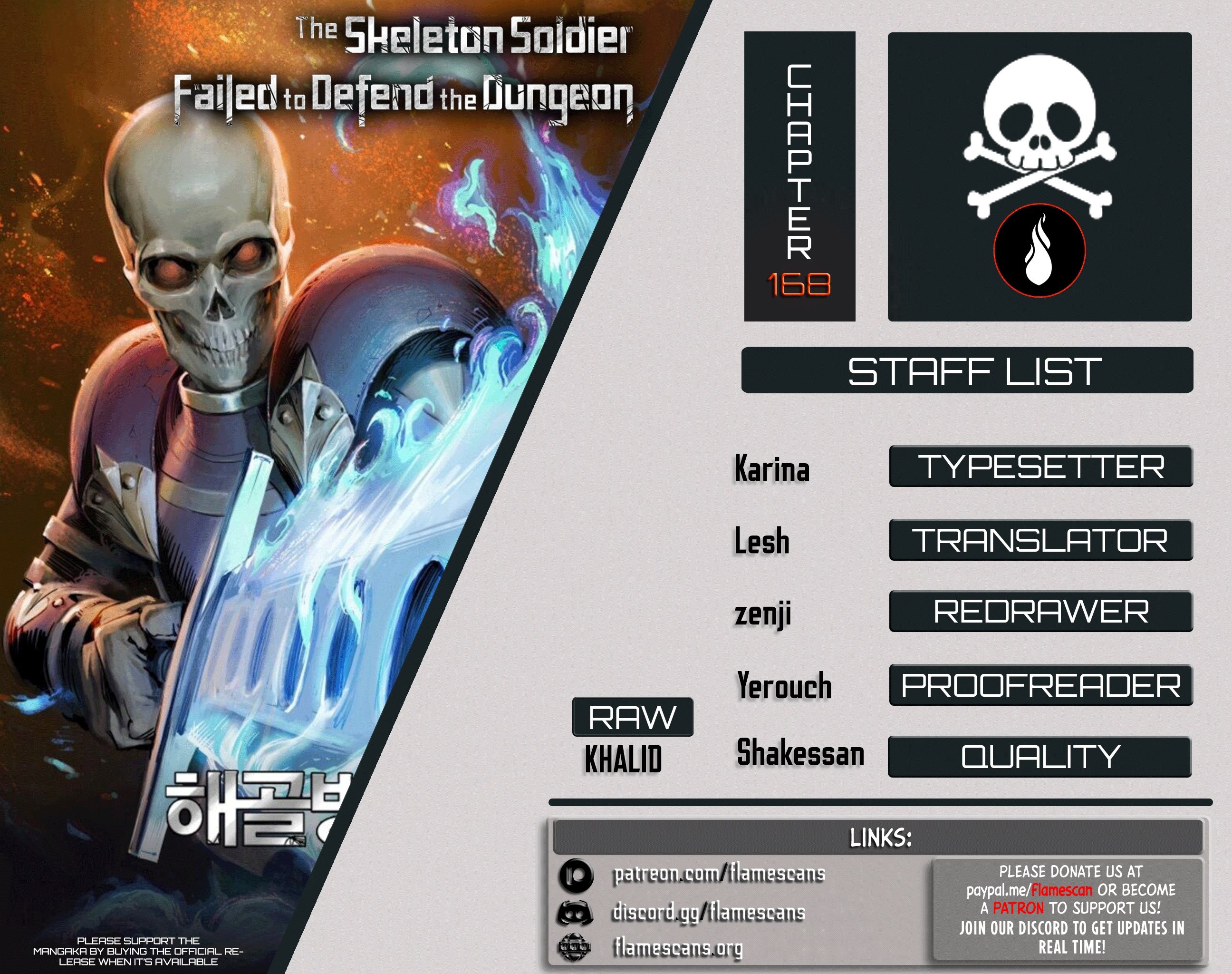 The Skeleton Soldier Failed to Defend the Dungeon Chapter 168 - page 1