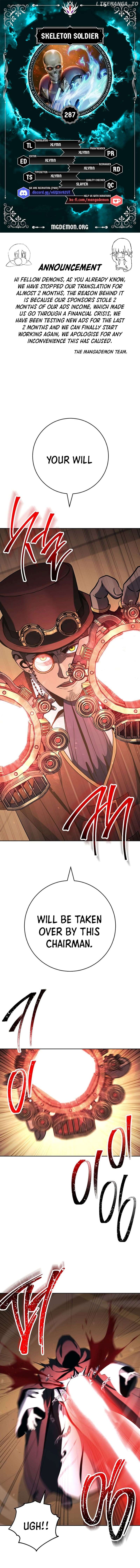 The Skeleton Soldier Failed to Defend the Dungeon Chapter 287 - page 1