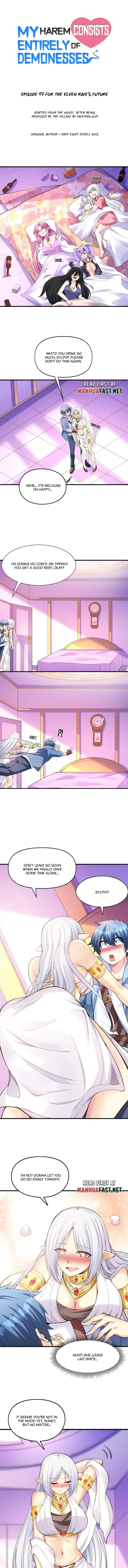 My Harem Is Entirely Female Demon Villains Chapter 97 - page 1