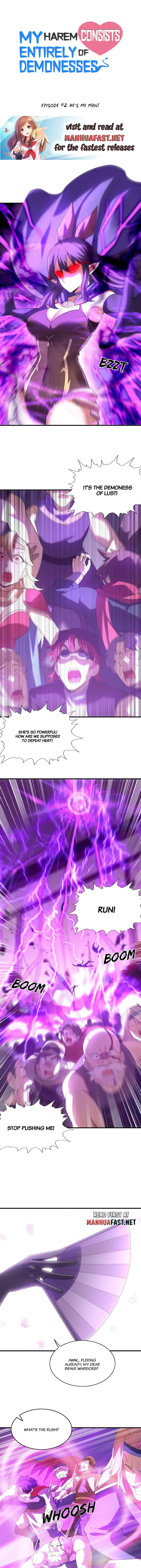 My Harem Is Entirely Female Demon Villains Chapter 92 - page 1