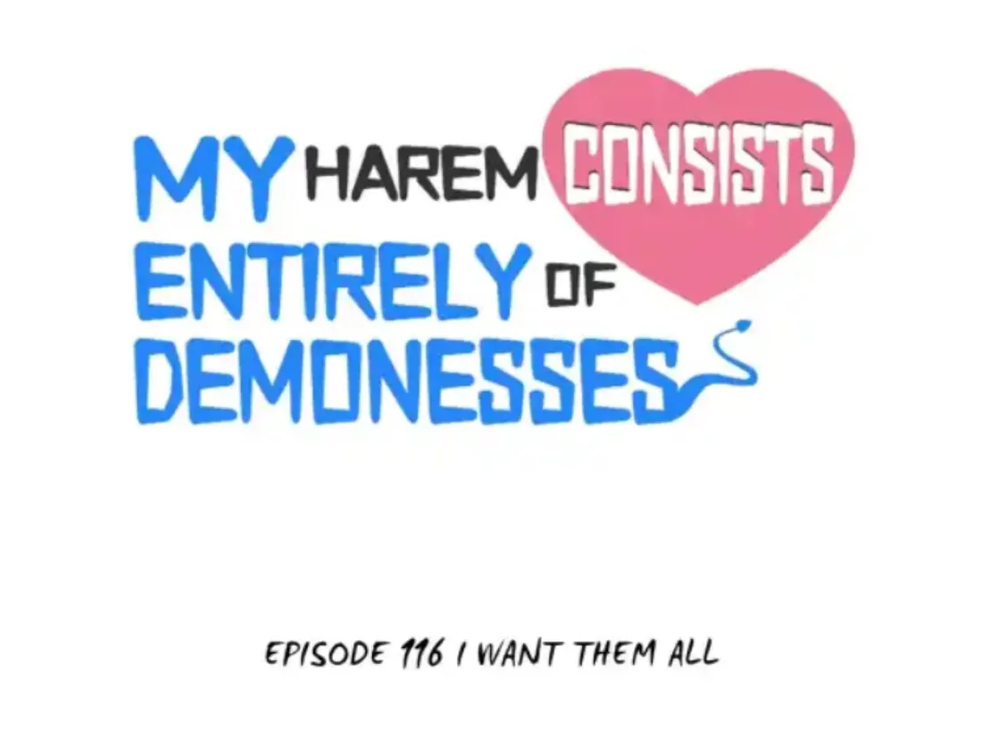 My Harem Is Entirely Female Demon Villains Chapter 116 - page 1