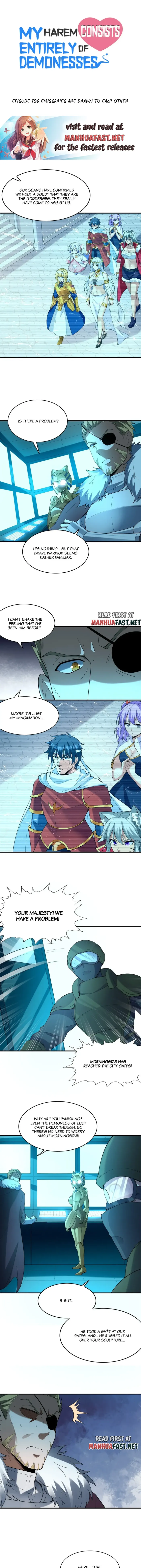 My Harem Is Entirely Female Demon Villains Chapter 106 - page 1