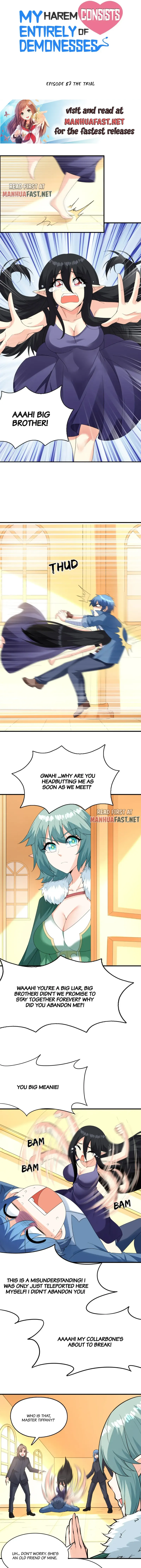 My Harem Is Entirely Female Demon Villains Chapter 87 - page 1
