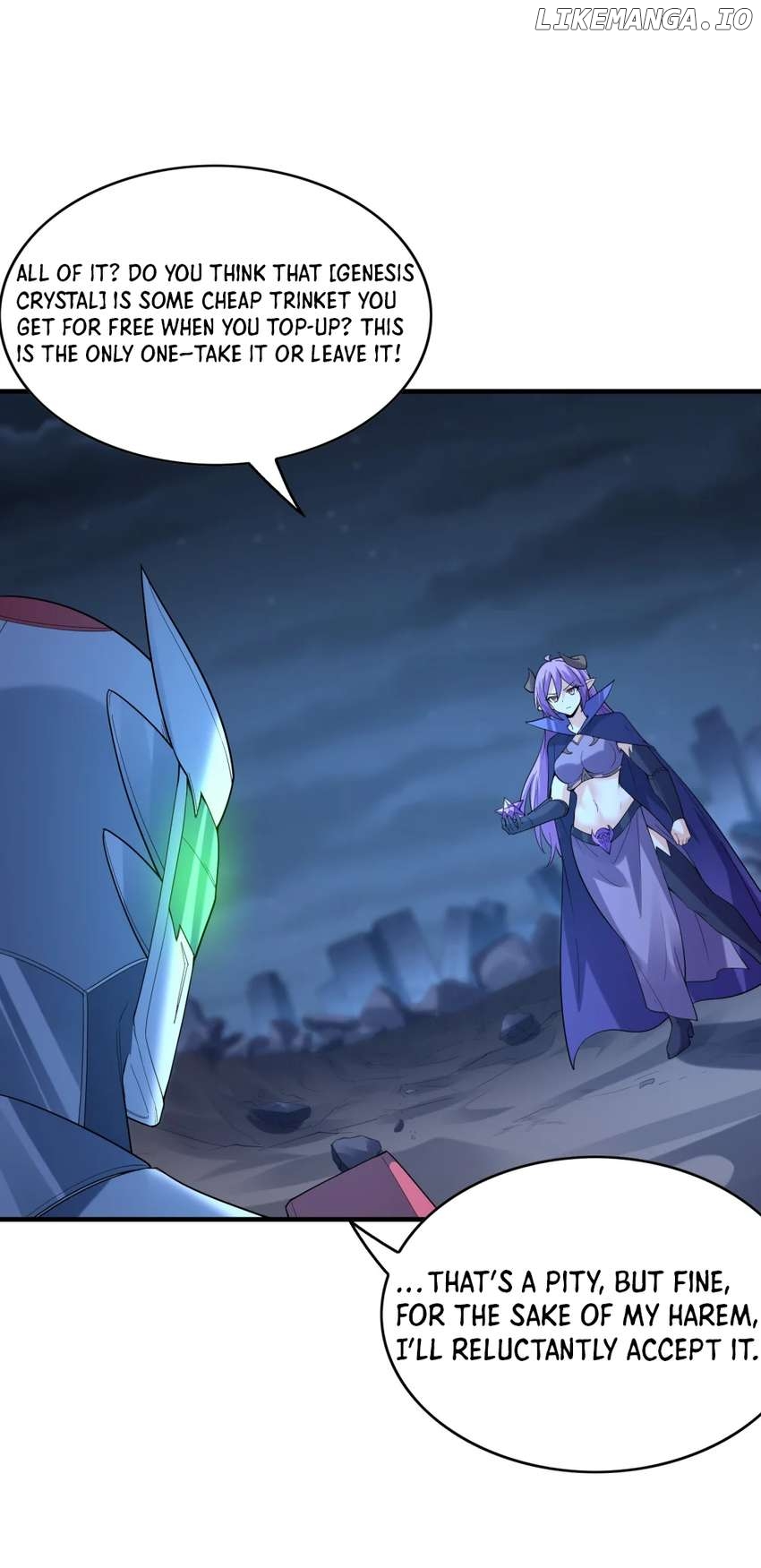My Harem Is Entirely Female Demon Villains Chapter 135 - page 4