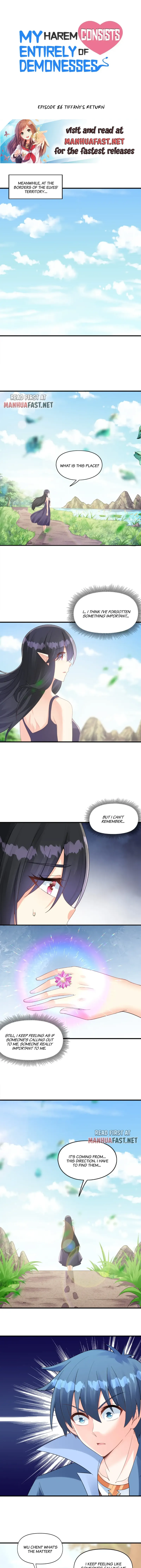 My Harem Is Entirely Female Demon Villains Chapter 86 - page 1