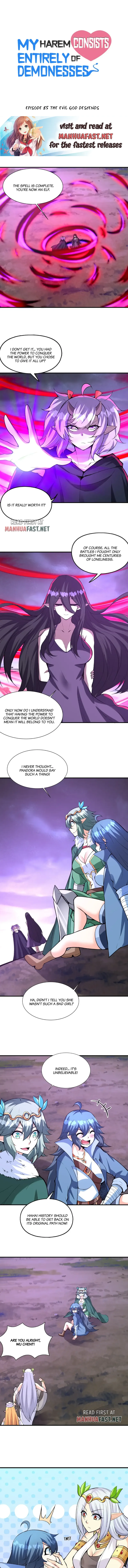 My Harem Is Entirely Female Demon Villains Chapter 85 - page 1