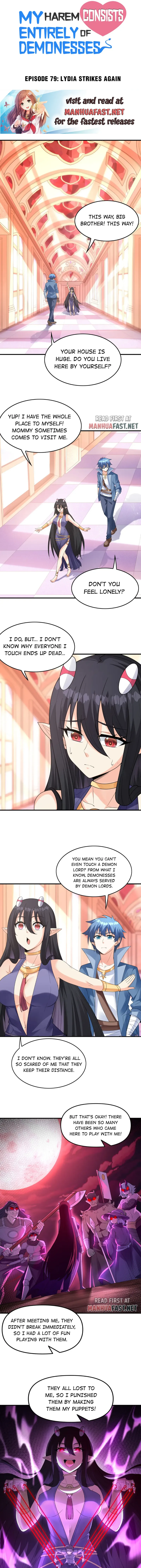 My Harem Is Entirely Female Demon Villains Chapter 79 - page 1