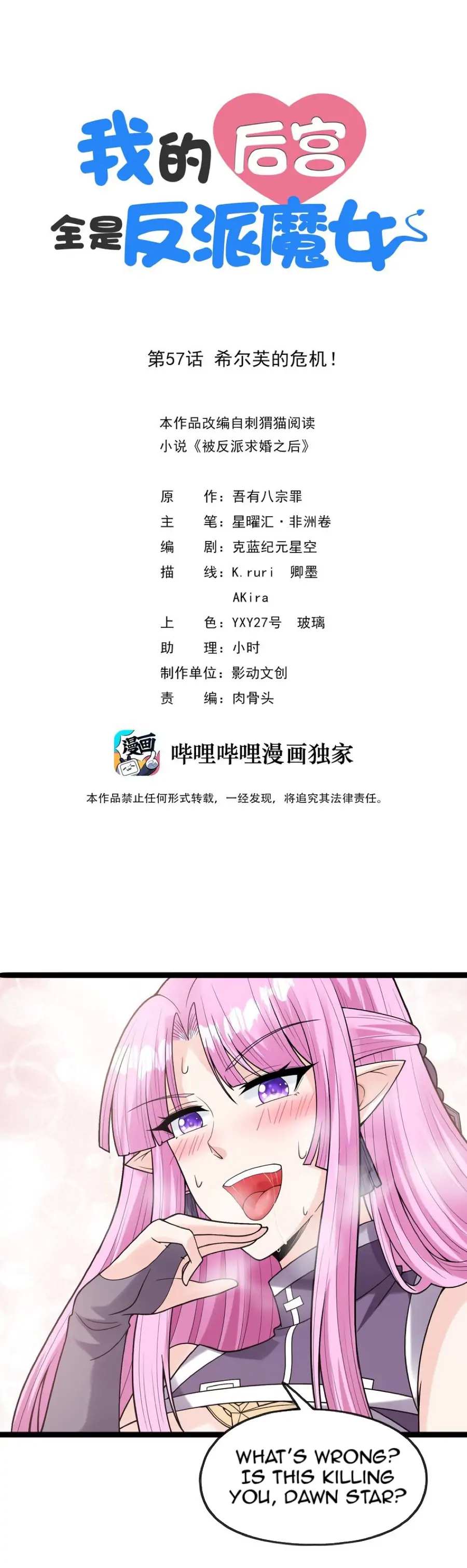My Harem Is Entirely Female Demon Villains Chapter 57 - page 1