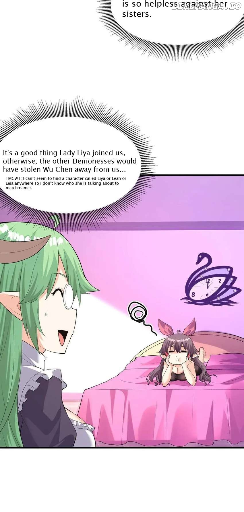 My Harem Is Entirely Female Demon Villains Chapter 130 - page 46