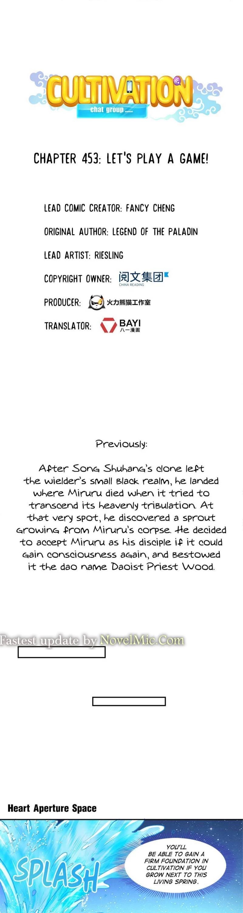 Cultivation Chat Group chapter 453 - page 1