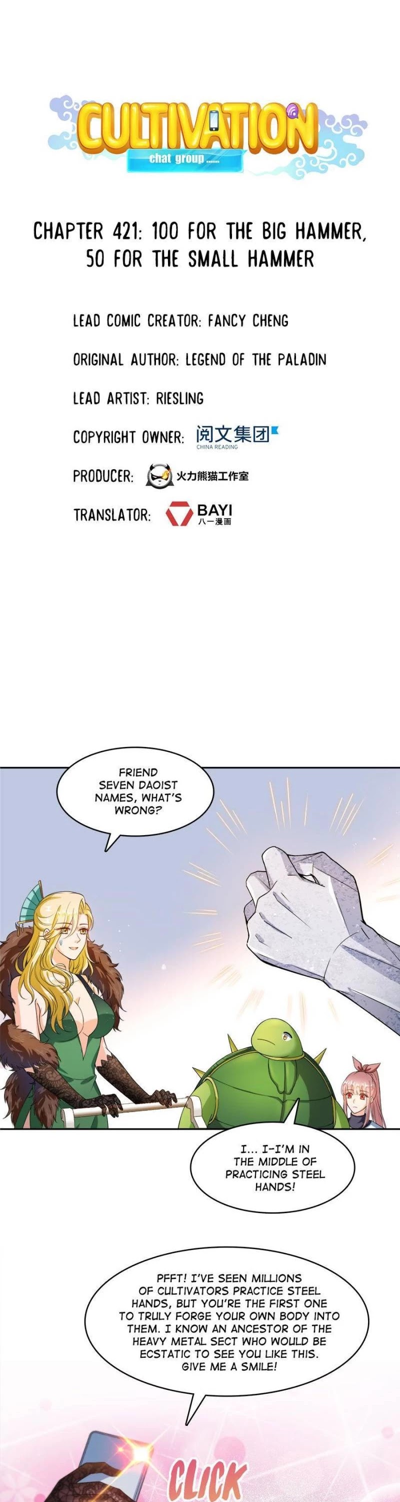 Cultivation Chat Group chapter 421 - page 1