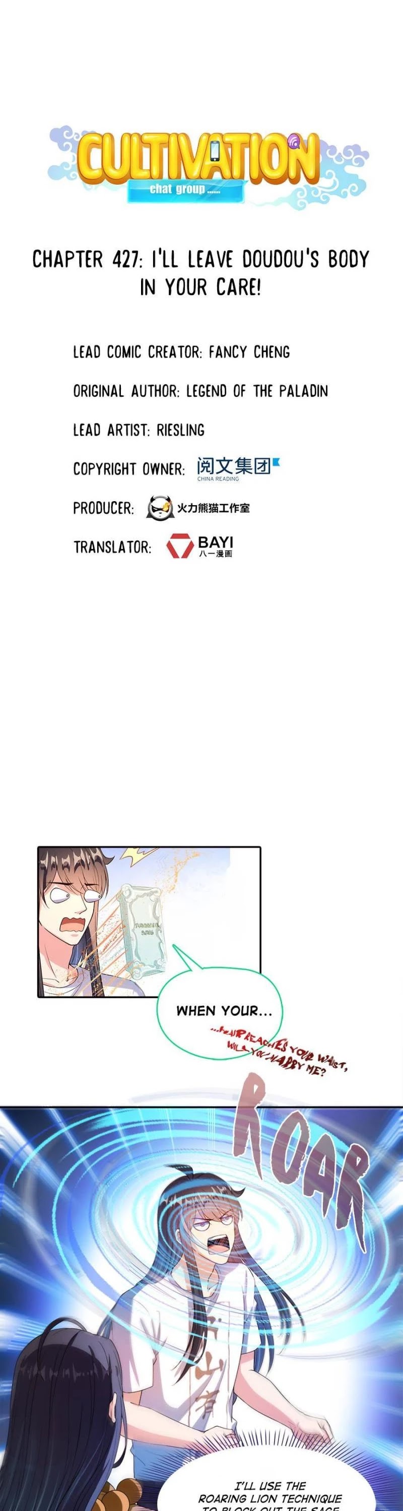 Cultivation Chat Group chapter 427 - page 1