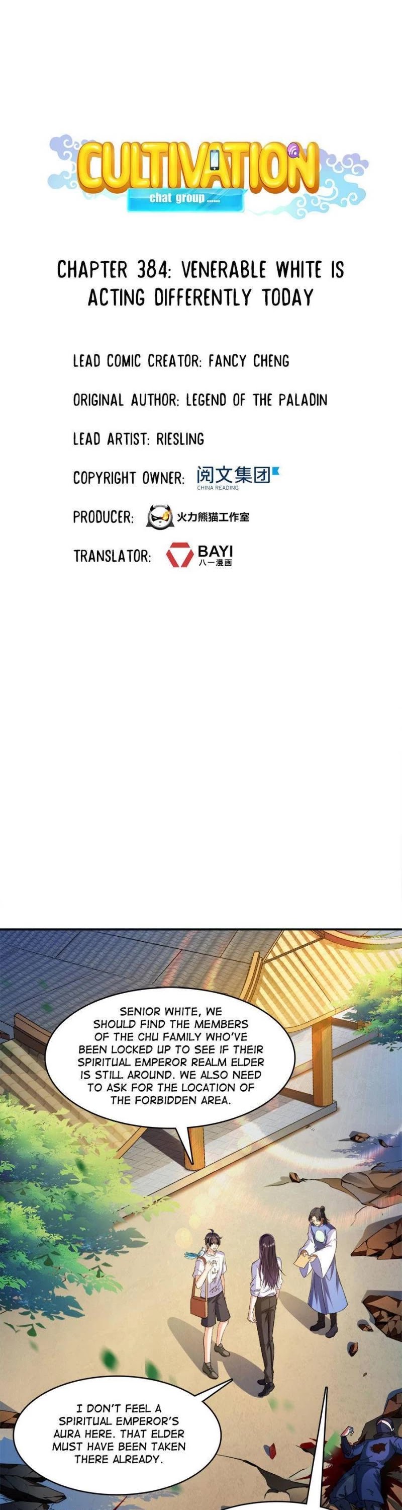 Cultivation Chat Group chapter 384 - page 1