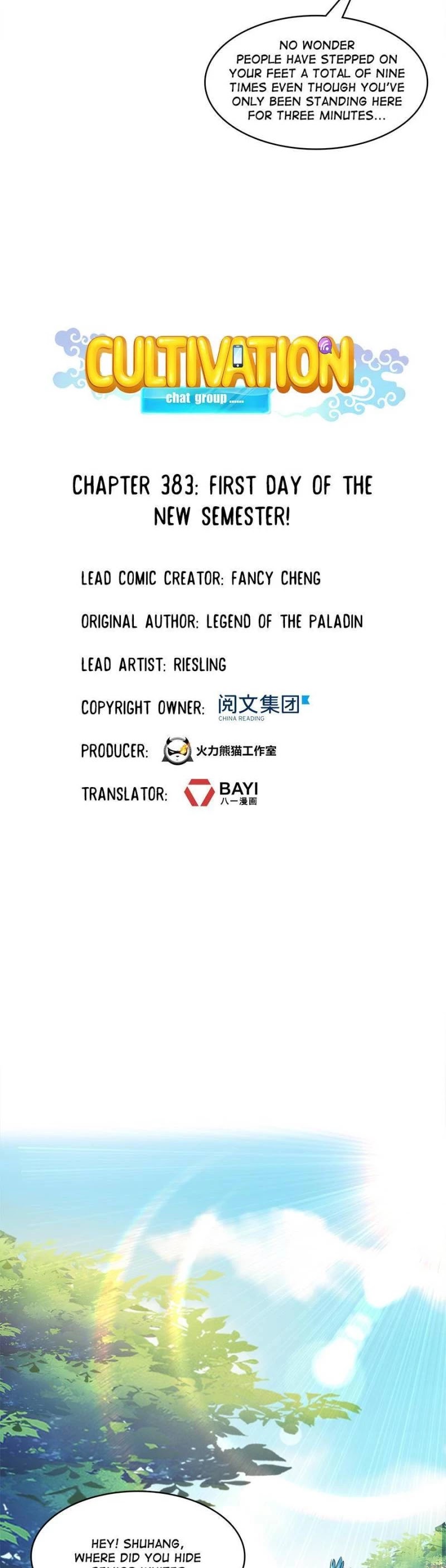 Cultivation Chat Group chapter 383 - page 11