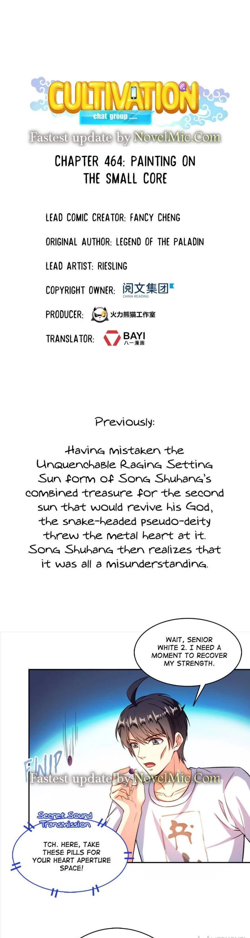 Cultivation Chat Group chapter 464 - page 1