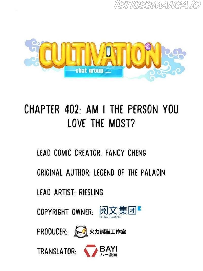Cultivation Chat Group chapter 402 - page 1