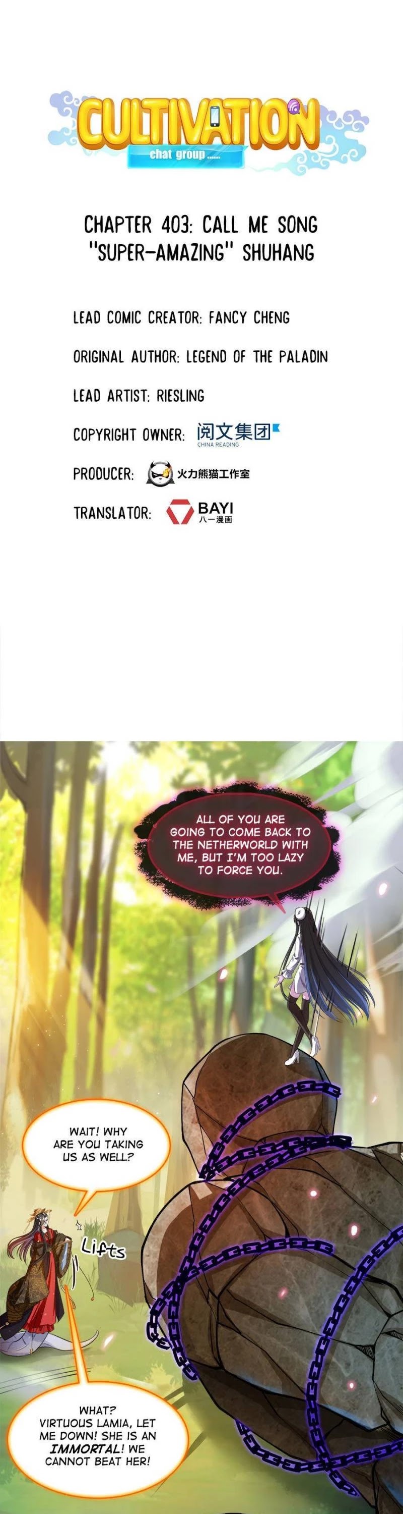 Cultivation Chat Group chapter 403 - page 1