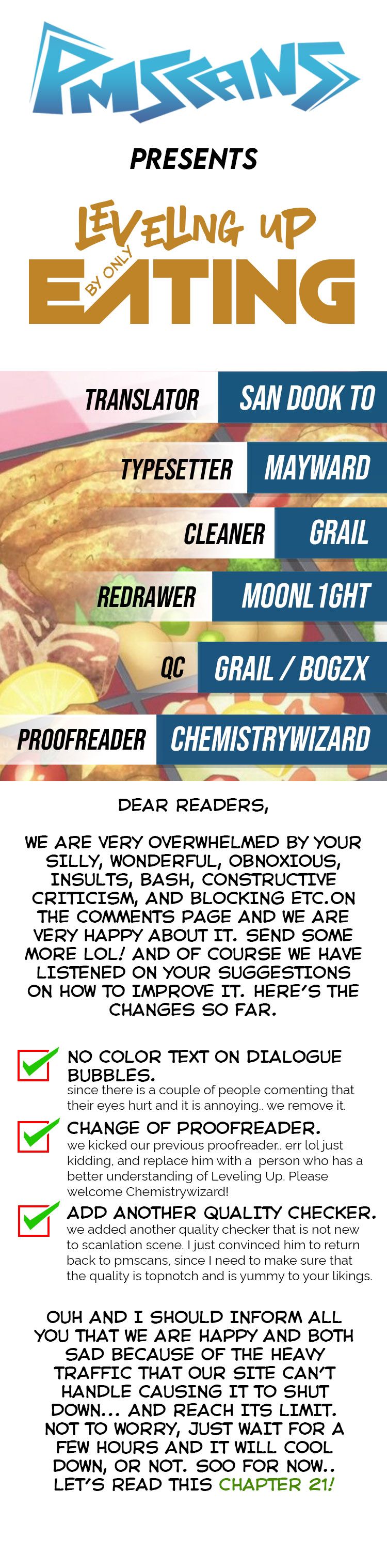 Leveling Up, By Only Eating! Chapter 21 - page 1